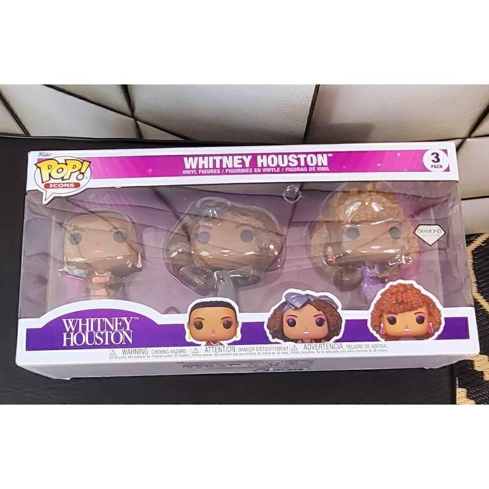 Whitney Houston Funko pop 3 pack Diamond collection